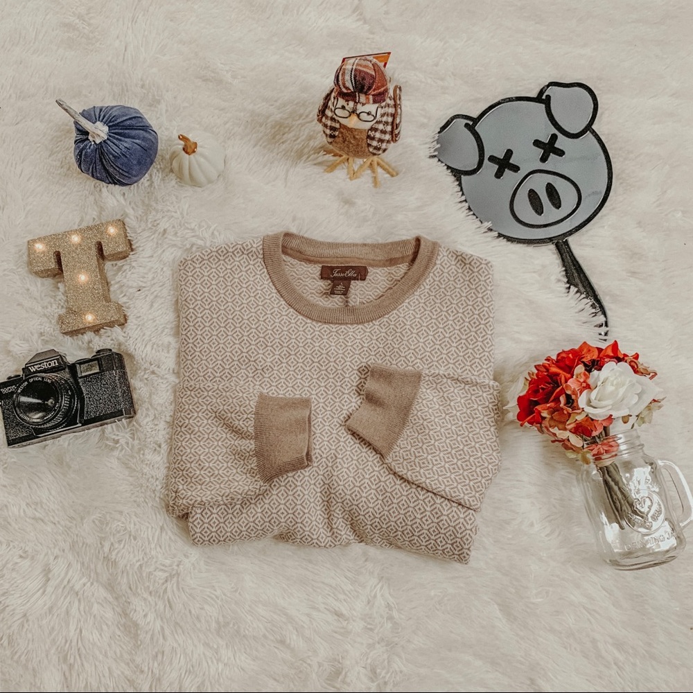 Vintage Oversized Boyfriend Pullover Sweater SZ L